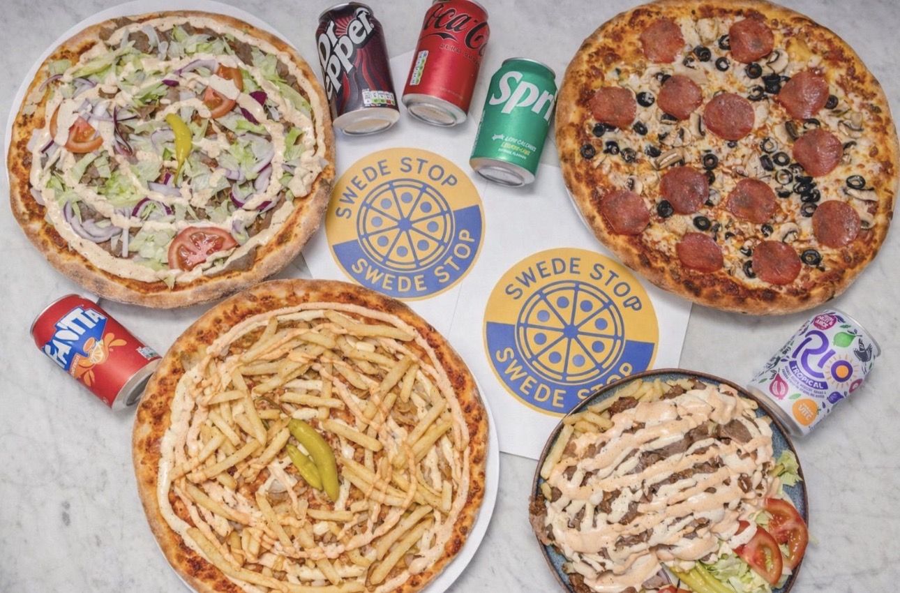Swede Stop’s distinctive Swedish pizzas and sides
